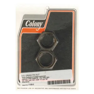 Colony Colony, crankpin nuts. 36-52 models
