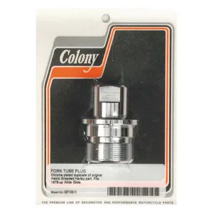 Colony Colony, 41mm fork tube plug. Chrome