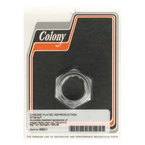 Colony Colony, Springer fork stem nut. Chrome