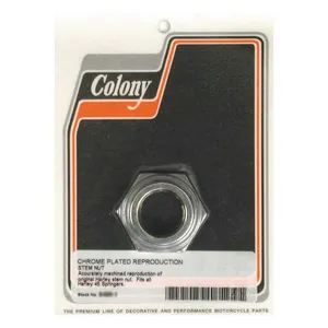 Colony Colony, Springer fork stem nut. Chrome
