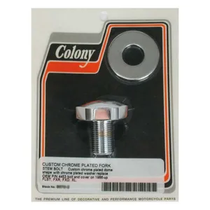 Colony Colony, fork stem bolt & washer set. Chrome