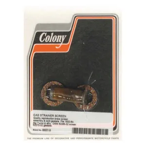 Colony Colony, gas strainer screen
