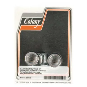 Colony Colony, front side gas tank mount kit. Chrome