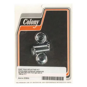Colony Colony, front side gas tank mount kit. Chrome