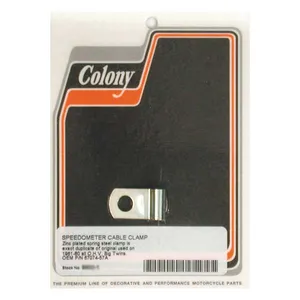 Colony Colony, speedo cable clamp. Zinc plated