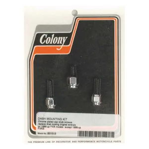 Colony Colony, dash cover mount kit. Chrome Cap style