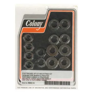 Colony Colony, floorboard stud mount kit. Black