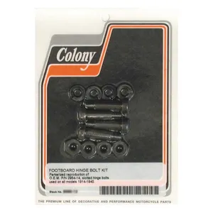 Colony Colony, rider floorboard hinge bolt mount kit. Slotted