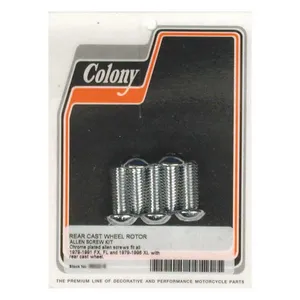 Colony Colony, rear brake rotor bolt kit. Buttonhead