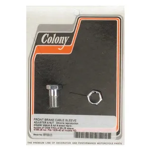 Colony Colony, front brake cable adjuster. Chrome