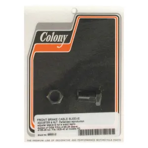 Colony Colony, front brake cable adjuster. Black parkerized