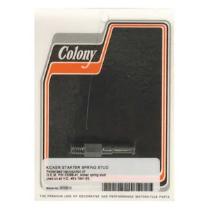 Colony Colony, kickstart return spring stud. Black parkerized