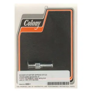 Colony Colony, kickstart return spring stud. Chrome