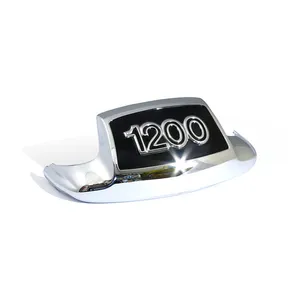 MCS Front fender tip ''1200''. Chrome/black