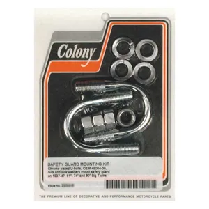 Colony Colony, engine guard U-bolt mount kit. Chrome
