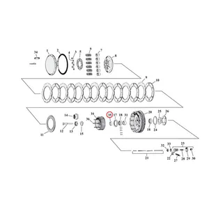 MCS Spacer, clutch hub bearing race