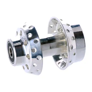 MCS Front wheel hub, polished
