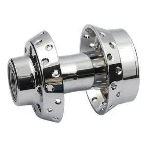 MCS Front wheel hub, chrome