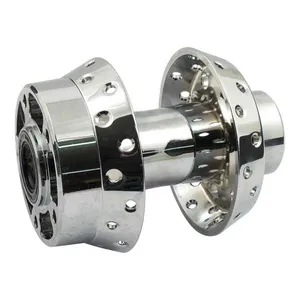 MCS Front wheel hub, chrome