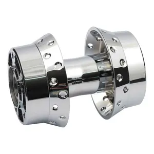 MCS Front wheel hub. Chrome