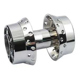 MCS Rear wheel hub, chrome