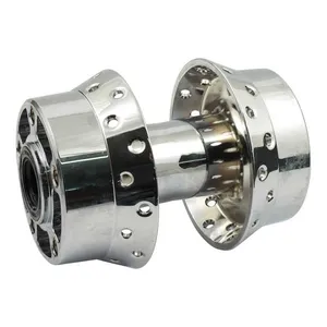 MCS Rear wheel hub, chrome