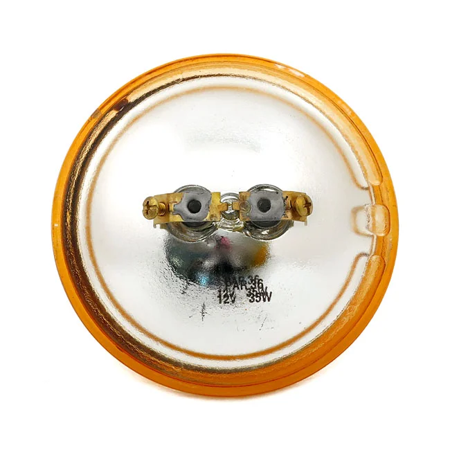 MCS 4-1/2" 35w 12v sealed beam unit. Fluted amber lens - 991600
