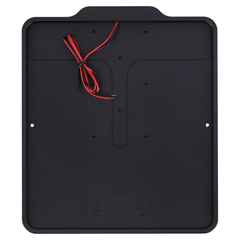 Danish Motorcycle Parts DMP, license plate frame with light 5.0 DE. Matte black