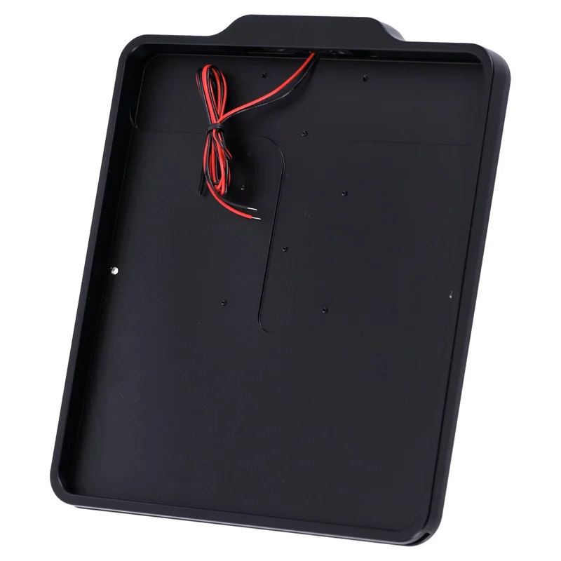 Danish Motorcycle Parts DMP, license plate frame with light 5.0 DE. Matte black