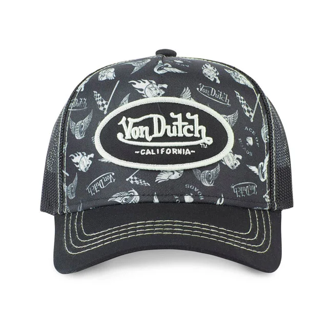 Von Dutch Dutch Lifestyle cap graphic design black/white