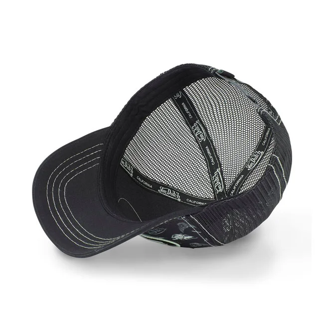 Von Dutch Dutch Lifestyle cap graphic design black/white