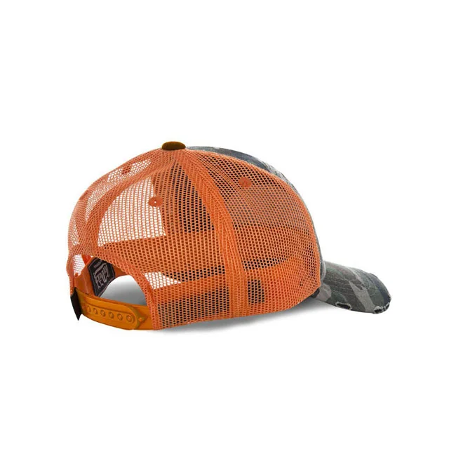 Von Dutch Dutch Heritage cap camou orange patch/net