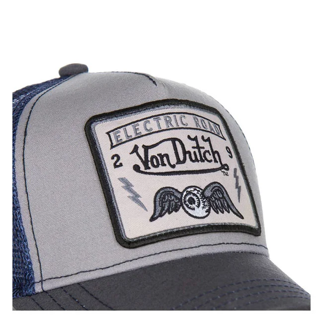 Von Dutch Heritage cap square patch blue