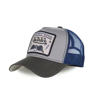 Von Dutch Von Dutch Heritage cap square patch blue