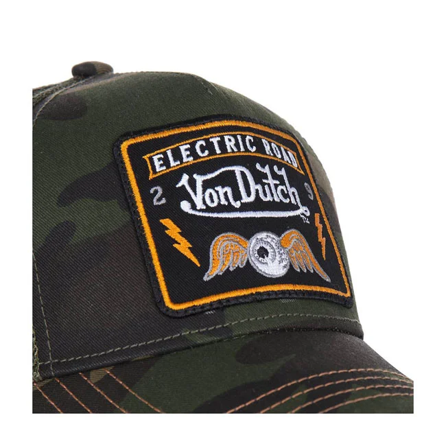 Von Dutch Dutch Heritage cap square patch camou
