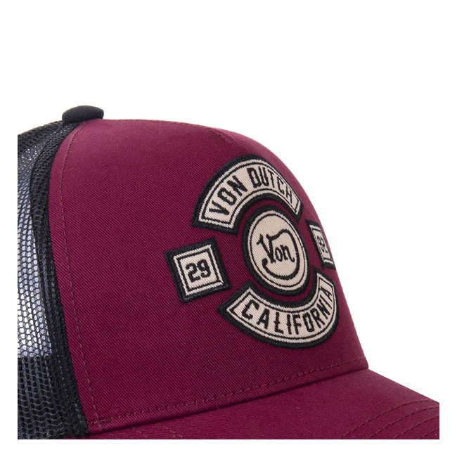 Von Dutch Dutch Heritage cap california bordeaux/black