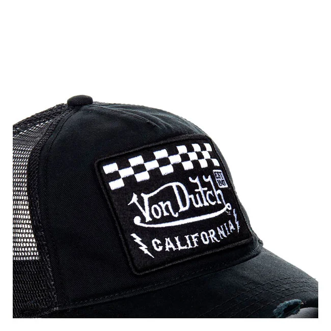 Von Dutch Dutch Heritage cap square patch racer/black