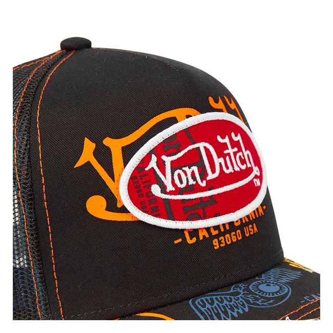 Von Dutch Dutch Logo Everywhere cap black/multicolour