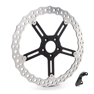 Arlen Ness Arlen Ness, 15" Jagged front Big Brake rotor kit. Left side