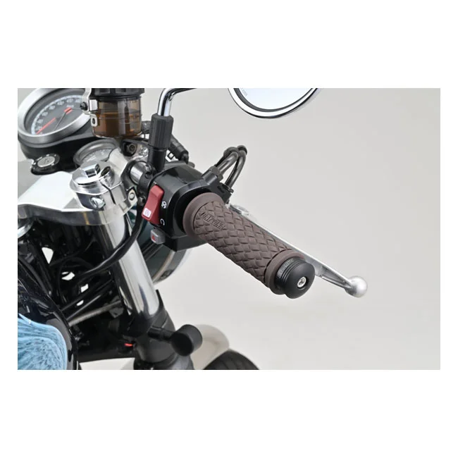 Daytona Bar end mirror adaptor set. Black