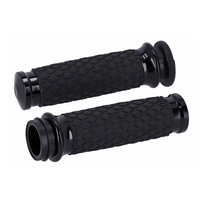 Avon Grips Grip set, Diamond Contour Air SS. Domed. Black