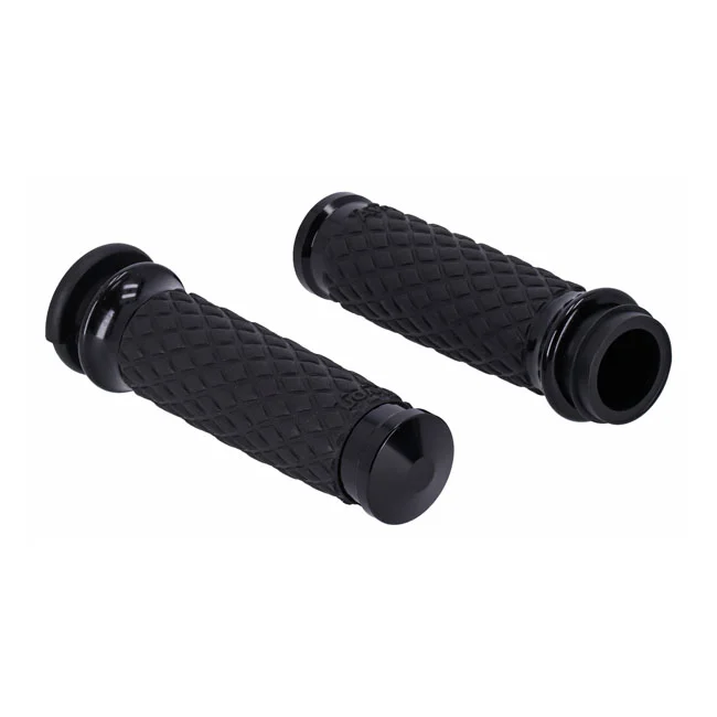 Avon Grips Grip set, Diamond Contour Air SS. Domed. Black