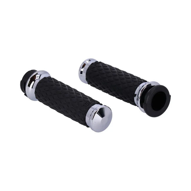 Avon Grips Grip set, Diamond Contour Air SS. Domed. Chrome