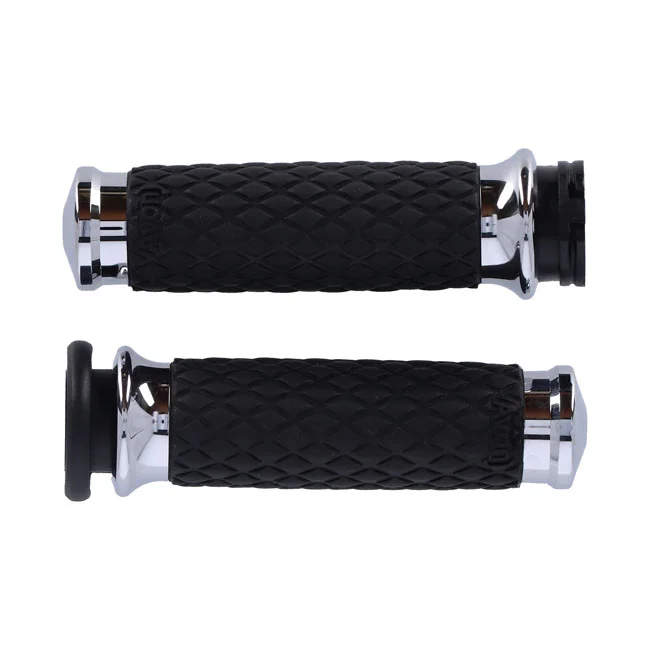 Avon Grips Grip set, Diamond Contour Air SS. Domed. Chrome