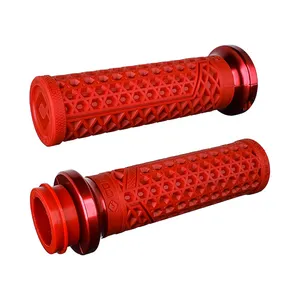 ODI ODI, V-twin lock-on grips vans signature, tbw. dark red/red