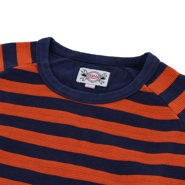 13 and a half company 1/2 Waffle jersey orange/navy