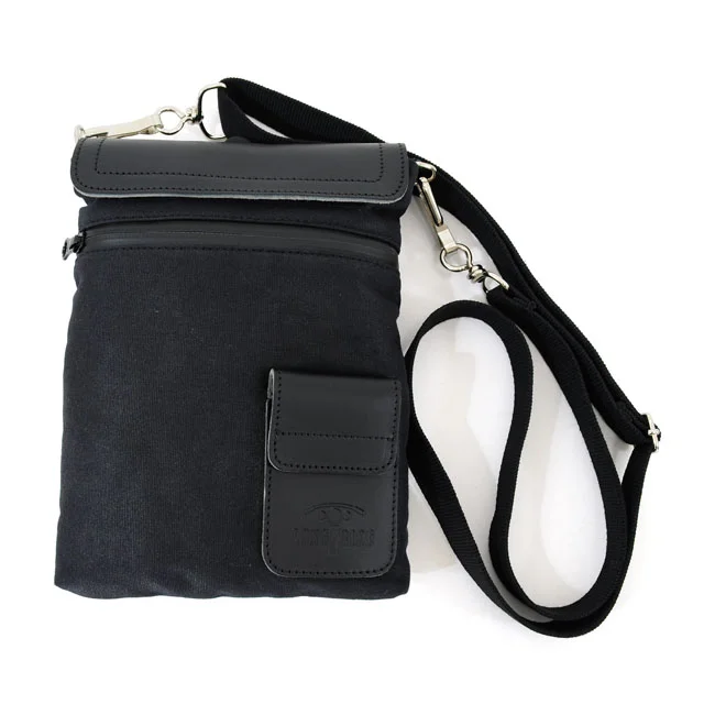 Longride Small Heritage waxed duffle/tank bag. Black