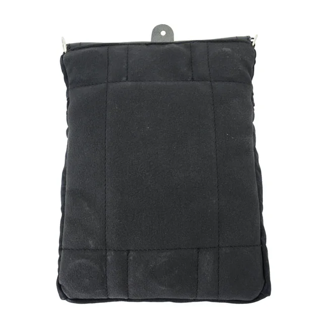 Longride Small Heritage waxed duffle/tank bag. Black