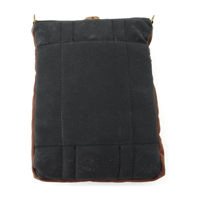 Longride Small Heritage waxed duffle/tank bag. Brown/Ranger