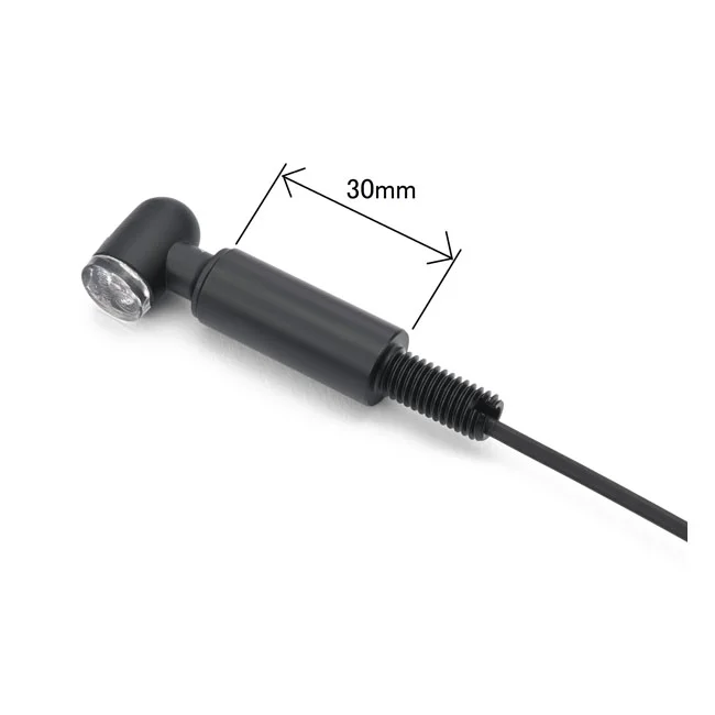 Daytona 8mm turn signal extension set. Black